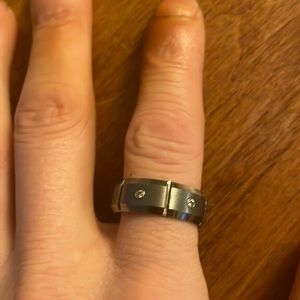 Stainless steel cz stones fashion jewelry unisex ring great design. Brushed